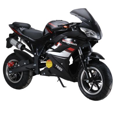 50cc Gas Pocket Bike for Kids 8-14, High-Performance 4-Stroke Mini Motorcycle & Dirt Bike, 8" Off-Road Tires, Dual Disc Brakes, Shock Absorber, Kids Motocross Bike
