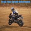50cc Gas Pocket Bike for Kids 8-14, High-Performance 4-Stroke Mini Motorcycle & Dirt Bike, 8" Off-Road Tires, Dual Disc Brakes, Shock Absorber, Kids Motocross Bike view 3
