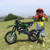 50cc Gas Dirt Bike for Kids 8-14, 25 MPH Kids Dirt Bike & Pit Bike, 4-Stroke Engine, Front & Rear Disc Brakes, Mini Dirt Bike, Mini Bike & Motorcycle (Green) view 4