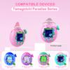 SGHLDE 2-Pack for Tamagotchi Paradise Top Cover, 3D Cute Kawaii Clear Hard Replacement Lid for Tama Paradise Accessories, DIY, Modification and Repair, Translucent Pink*2 Styles view 2