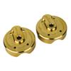 BeaxTurbo Racing Upgrade Parts AXP8 F/R Brass Portal Cover for Axial AXP8 Gilamon 1/8 Sells as one Pair view 1