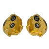 BeaxTurbo Racing Upgrade Parts AXP8 F/R Brass Portal Cover for Axial AXP8 Gilamon 1/8 Sells as one Pair view 3
