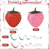 36 Pcs Strawberry Birthday Decorations, Hanging Berry First Birthday Decor, Strawberry Swirl Banner Party Decorations, Strawberrys Decor for Baby Shower Fruit Theme Party Favor Supplies view 3