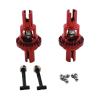 2Pcs RC Front and Rear Differential Set Accessories Part Upgrade for Wltoys 1:28 284161, Red view 1