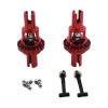 2Pcs RC Front and Rear Differential Set Accessories Part Upgrade for Wltoys 1:28 284161, Red view 3