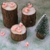 100 Pcs Mini Resin Ducks Tiny Ducks Miniature Duckies Bulk Figures for Garden Micro Landscape Home Prank Game Micro Landscape Aquarium Dollhouse Ornament DIY Handmade School (Pink) view 4