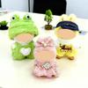 Asix Toy 3pcs Mini Clothes for 10cm Dolls,Outfits Set with Dress,Headdress and Mini Shoulder Bag,Compatible with Pin for Love Mini Doll Outfits,Display Collectible Choice,Clothes Only (Blush Polka) view 4