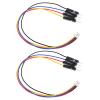 Briny River 2pcs ST-SH Female to 4-Pin Male Cable 150mm Compatible with Qwiic Compatible SparkFun Boards view 1