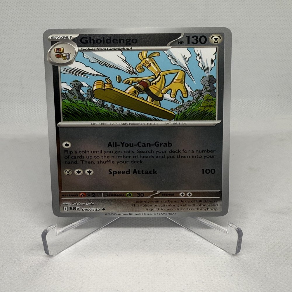 2025 Mega Evolution GHOLDENGO Reverse Holo NM 099/132