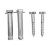 304 Stainless Steel Hanging Kit, Ceiling Hanging Kit for Swing Chair Hammock, Quiet Suspension Plate with Fixing Hook, Heavy Duty Yoga Pilates Hardware for Indoor Outdoor Use view 2