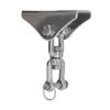 304 Stainless Steel Hanging Kit, Ceiling Hanging Kit for Swing Chair Hammock, Quiet Suspension Plate with Fixing Hook, Heavy Duty Yoga Pilates Hardware for Indoor Outdoor Use view 4