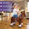 PonyCycle Ride on Horse for Boys, Brown Mechanical Pony, Age 4-7 view 2