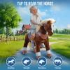 PonyCycle Ride on Horse for Boys, Brown Mechanical Pony, Age 4-7 view 4