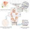 PaChyLuu Hand-Drawn Floral Patterns Portable Changing Pad with Built-in Pillow, Waterproof Foldable Baby Diaper Changing Pads, Diaper Mat for Boys and Girls view 3
