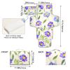 PaChyLuu Hand-Drawn Floral Patterns Portable Changing Pad with Built-in Pillow, Waterproof Foldable Baby Diaper Changing Pads, Diaper Mat for Boys and Girls view 4