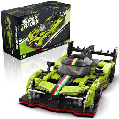 AOUHMN Le CS63 Hypercar Model Building Set, 1:16 Scale Model Car Kit for Adults, Build and Display Hybrid Race Car Replica for Home or Office Dcor, Gift for Motorsport Fans, (1186PCS, A-Y26003)
