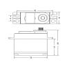 PDI-2535MG 25g Waterproof Metal Gear Digital Coreless Tail Servo view 2