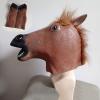 Full Head Horse Mask with Feet Gloves,Realistic Horse Head Mask Costume for Halloween Christmas Role-Play Jungle Party,Funny Animal Head Masks view 2