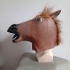 Full Head Horse Mask with Feet Gloves,Realistic Horse Head Mask Costume for Halloween Christmas Role-Play Jungle Party,Funny Animal Head Masks view 3