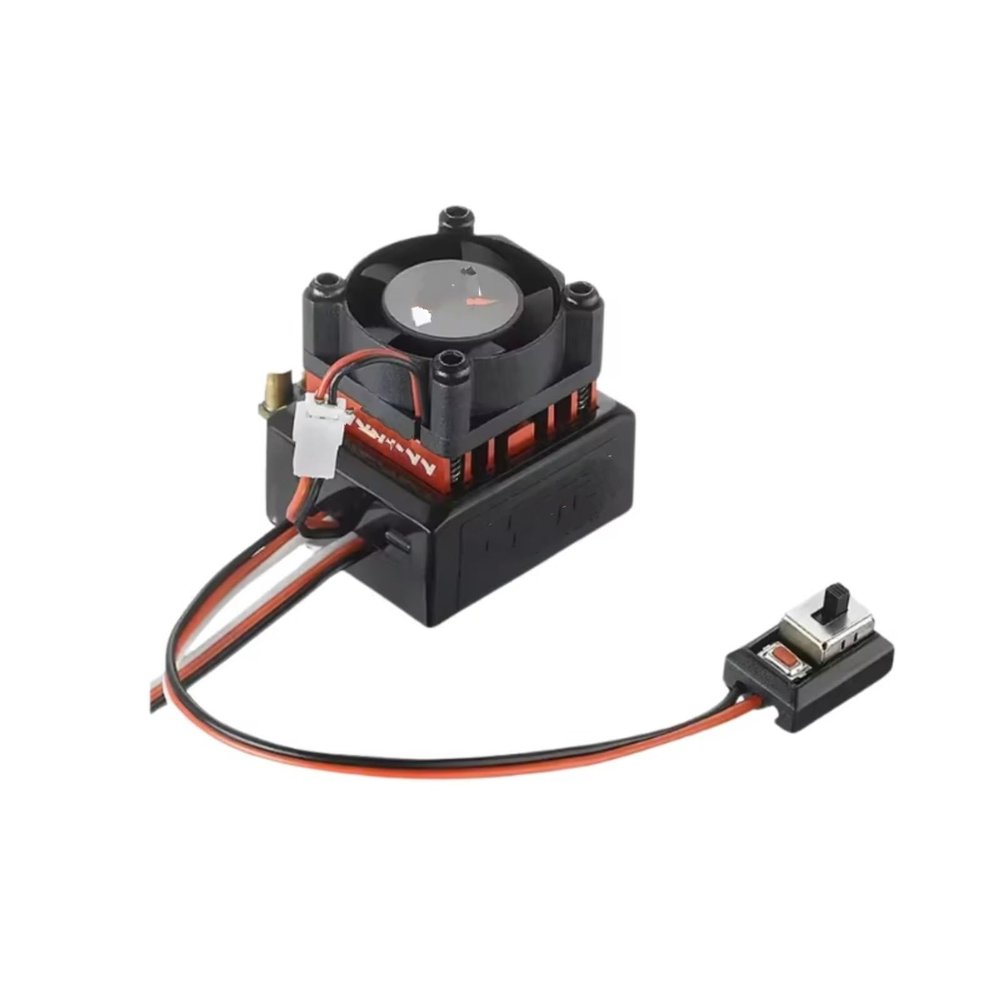 ESC Part For 1/10 1/12 10BL120 60 Sensored Brushless ESC 120A 60A 2 3S Scale RC Cars Waterproof Design Repair Upgrade Accessories Parts Replacement(10BL60A)