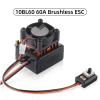 ESC Part For 1/10 1/12 10BL120 60 Sensored Brushless ESC 120A 60A 2 3S Scale RC Cars Waterproof Design Repair Upgrade Accessories Parts Replacement(10BL60A) view 2