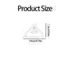 50 Pcs Clear Card Stands, Triangular Display Holders for Game Cards, Photos, Menus, Table Number Signs - Transparent Acrylic Card Holders for Board Games & Decor view 2