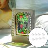 50 Pcs Clear Card Stands, Triangular Display Holders for Game Cards, Photos, Menus, Table Number Signs - Transparent Acrylic Card Holders for Board Games & Decor view 4