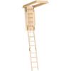 1/12 Scale Miniature Folding Attic Ladder  Dollhouse Furniture Mini Wooden Step Stairs, Small Decorative Staircase for Dollhouse Scene, DIY Accessories, Landscape and Home Decor view 1