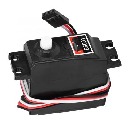 RC Spare Part for HSP 94105 94106 94166 1/8 1/10 Replacement 4.8-6V E6001 Plastic 6KG Gear Servo RC Model Car Toy Upgrade Accessory Spare Parts
