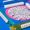 Aomercare American Mahjong Tiles Set, 166 White Tiles, 4 Color Racks & Pushers, Complete Western Mahjong Set with Blue Carrying Bag for Beginners & Experts (Pink) view 2