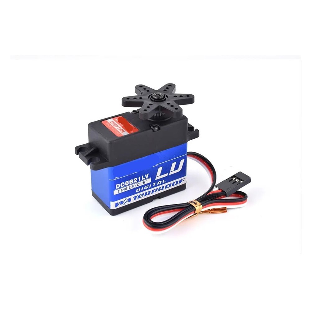 1/8 1/10 Scale TRX-4 SCX10 D90JX DC5821LV Servo 21KG Waterproof Core Full Metal Gear