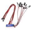 12 LED Kit for 110/ Scale RC Car, RC Lighting Kit with Simulation Steering Brake, Super Bright 12 LED Lights for AX10 CC01, Improved Circuit Board for Saving view 2
