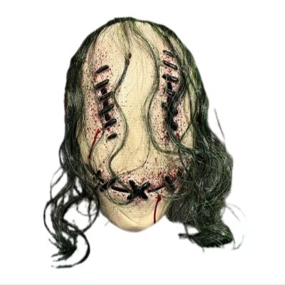 BYSSWENY Halloween horror mask new headgear haunted house party COS makeup funny