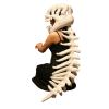 3D Dinosaur Skeleton Costume, Plush Dino Outfit, Realistic Halloween Dino Skeleton Costumes, Themed Skull Cosplay Props (White, Small) view 1