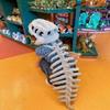 3D Dinosaur Skeleton Costume, Plush Dino Outfit, Realistic Halloween Dino Skeleton Costumes, Themed Skull Cosplay Props (White, Small) view 2