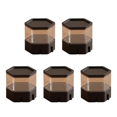 5Pcs Dolls Storage and Presentation Shelf Clear View Figures Stand Toy Collector Rack Minifigure Display Case Clear View Storage