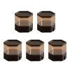 5Pcs Dolls Storage and Presentation Shelf Clear View Figures Stand Toy Collector Rack Minifigure Display Case Clear View Storage view 1
