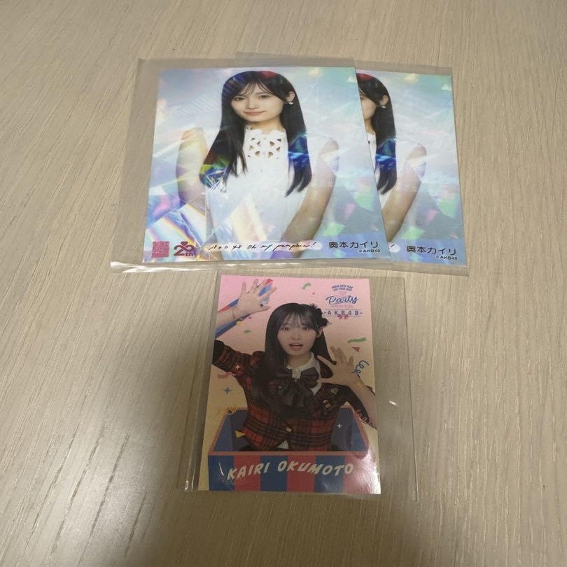AKB48 Raw Photo Kairi Okumoto Sticker