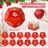 2025 Red Santa Swap Gift Exchange Dice,Exchange Gifts,Christmas Stocking Stuffers for Teen Men Women, Anniversary Birthday Gifts for Men Women, Large Dice Party Gifts for Xmas view 3