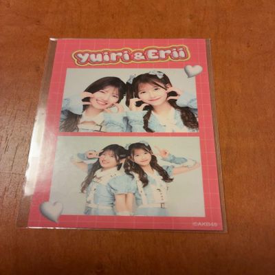 AKB48 Stickers Eri Chiba and Ayaka Murayama