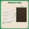 4PCS Mahjong Tile Rack & Pusher with Fashion Seamless Gold Glitter Leopard Fur Texture Sparkle Mahjong Bag, Clear Acrylic All-in-One Tile Racks with Built-in Push Rods for American Mahjong Sets view 2