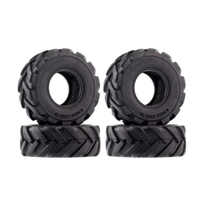 RC Car Tyres Wheels For TRX4M For Bronco For Defender 1/18 4PCS 1.0" Wheel Tires Mud For Terrain Rubber Tyres RC Crawler Car Upgrade Parts Replacement Repair