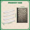 4PCS Mahjong Tile Rack & Pusher with Luxury Leopard Animal Print Cheetah Print Mahjong Bag, Clear Acrylic All-in-One Tile Racks with Built-in Push Rods for American Mahjong Sets view 2