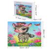 GAPWJNK Cute Zebra Wooden Puzzle Family Game Puzzle Decor Art Jigsaw for Adults Stress Relief Leisure Time Gifts 500 PCS view 2