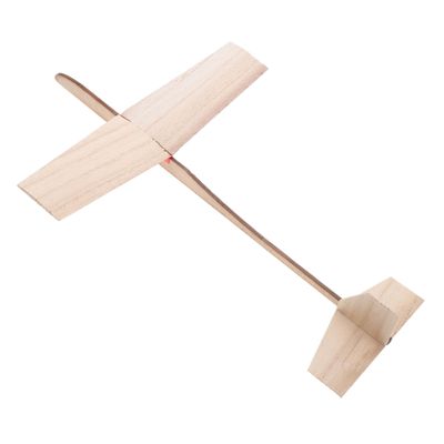 LALADEFIEE 4pcs Wooden Airplane Model Kit Lightweight Stable Glider Planes DIY Paint Craft Educational Stem for Adults Assembly No Tools Required