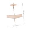 LALADEFIEE 4pcs Wooden Airplane Model Kit Lightweight Stable Glider Planes DIY Paint Craft Educational Stem for Adults Assembly No Tools Required view 2