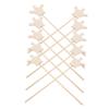 BRIGHTFUFU 10pcs DIY Wooden Princess Fairy Wands with Crown Shape for Adults Safe Craft Ingredients for Birthday Party Dress Up Halloween Creative Handmade Sticks for Imaginative Play (10PCS) view 1