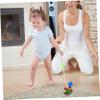 BRIGHTFUFU Wooden Cartoon Animal Push Walker for Safe Sturdy Push Cart Enhancing Cognitive Skills and Hand-Eye Coordination Lightweight Multifunctional Walking Aid for Boys and Learning to view 3