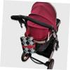 ULDIGI 4pcs Heavy-Duty Rotatable Stroller Hooks with Strong Hook and Loop Design Multipurpose Stroller Hangers for Bags Keys Pouches Practical Accessories for Parents view 4