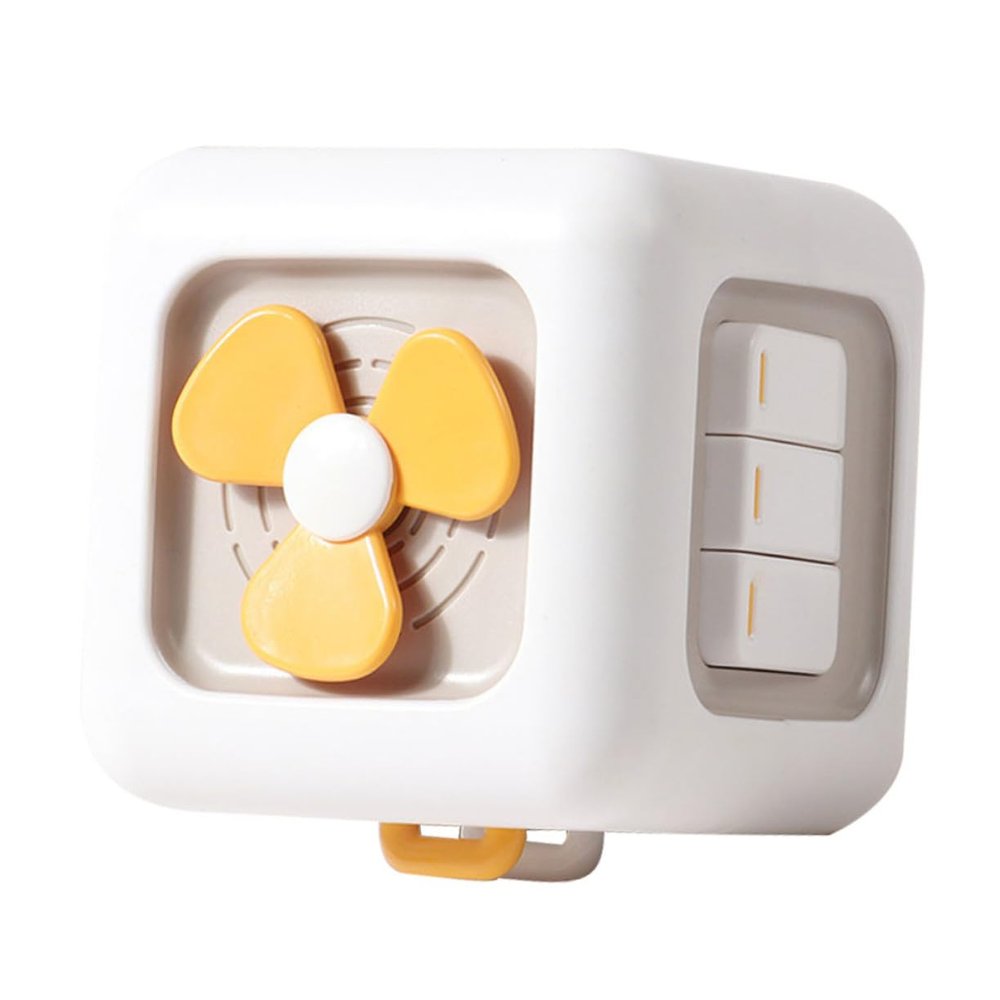 ORFOFE Busy Cube Puzzle Six-Sided Preschool Learning Activity for Fine Motor Skills Development Lightweight and Portable Educational Busy Board for Early Childhood Training